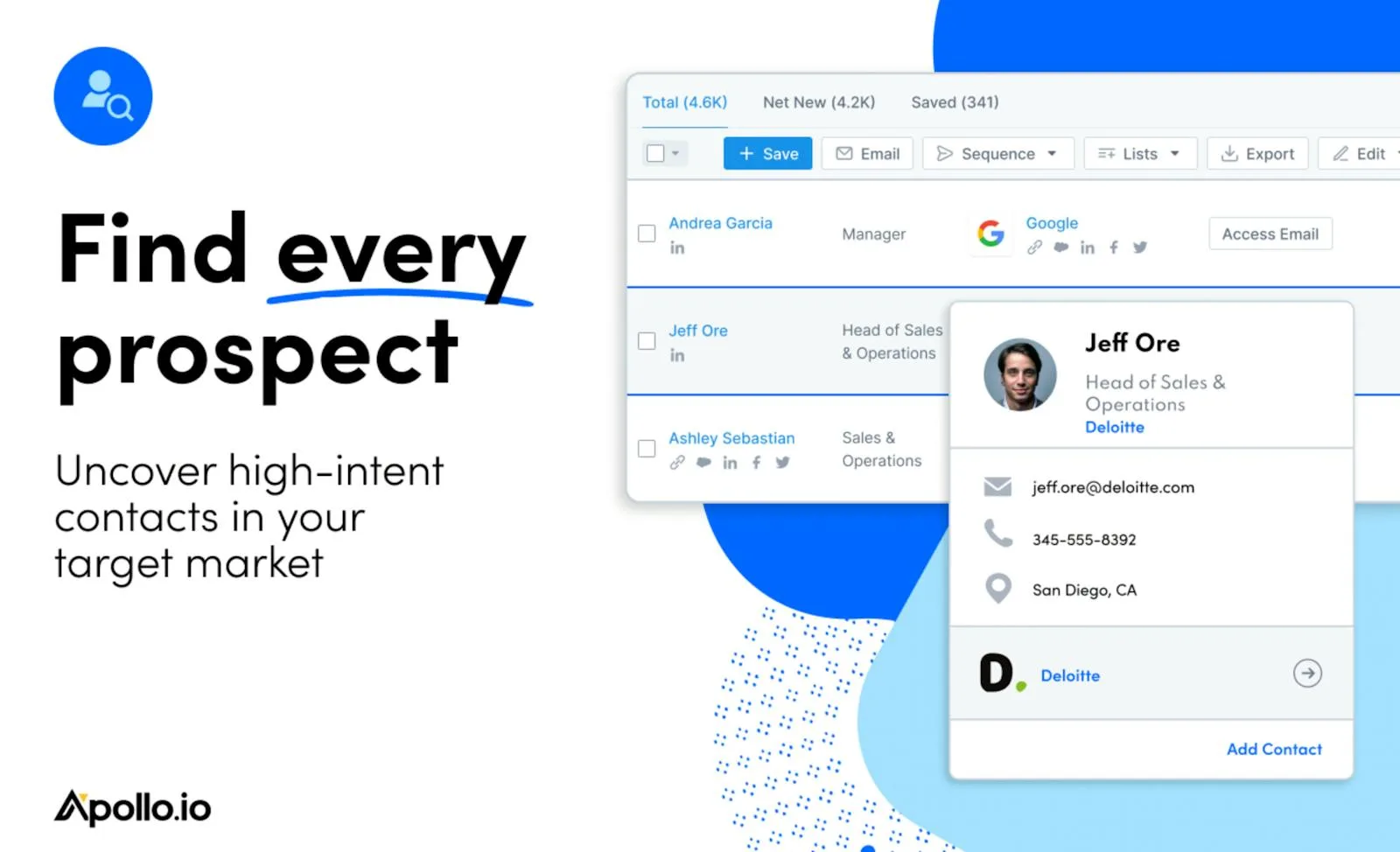 Apollo product interface