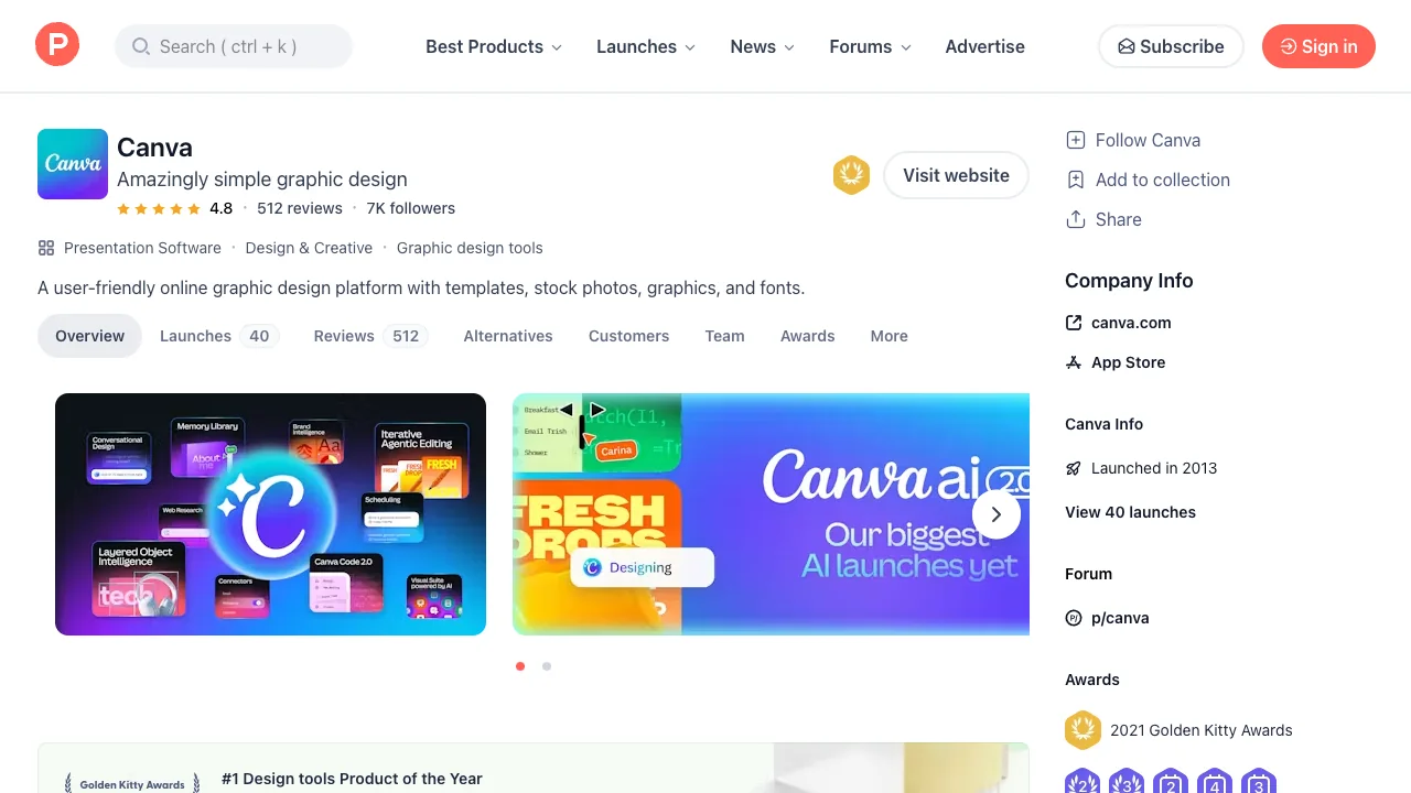 Canva Magic Studio design workspace