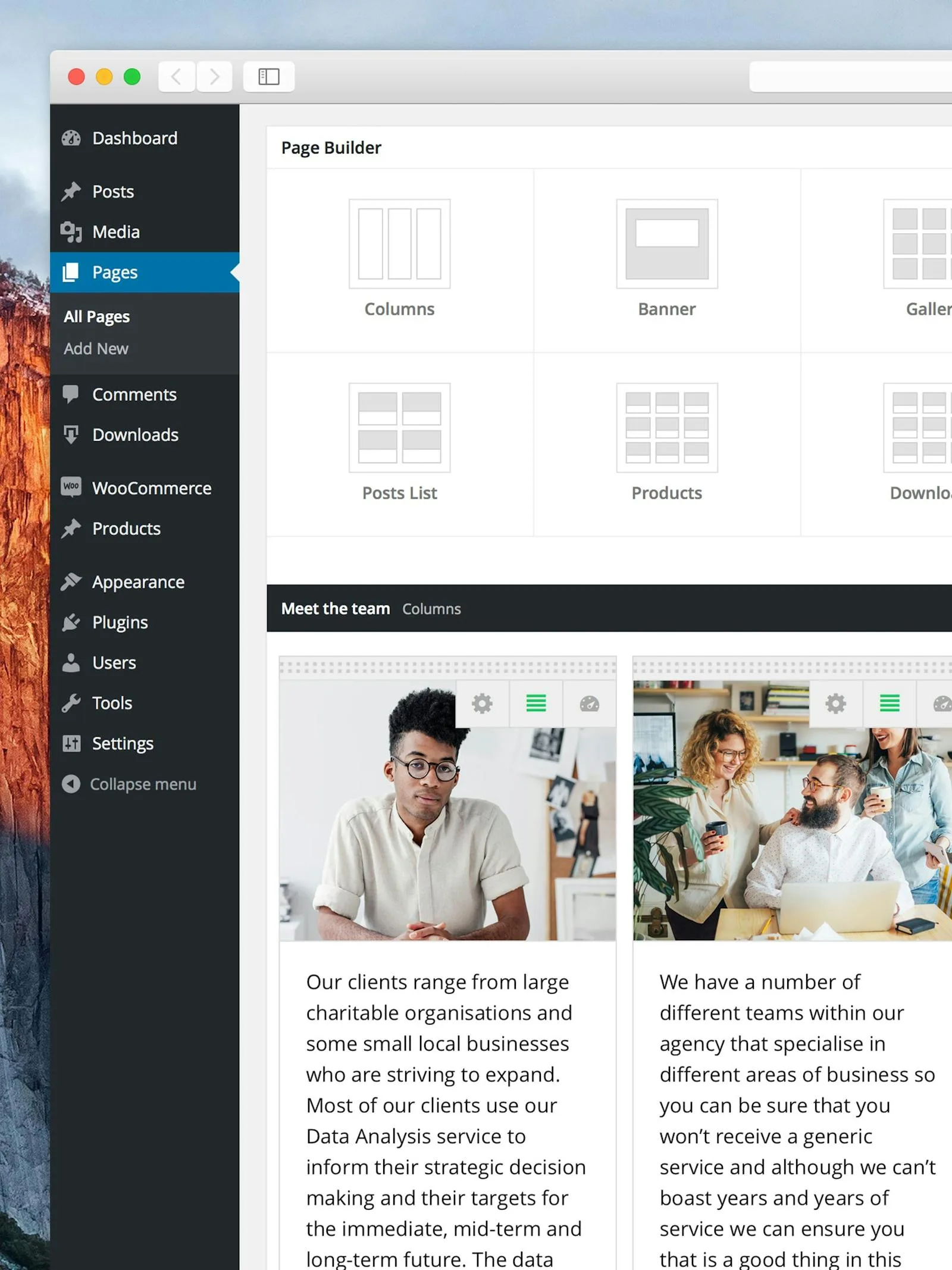 Make product interface