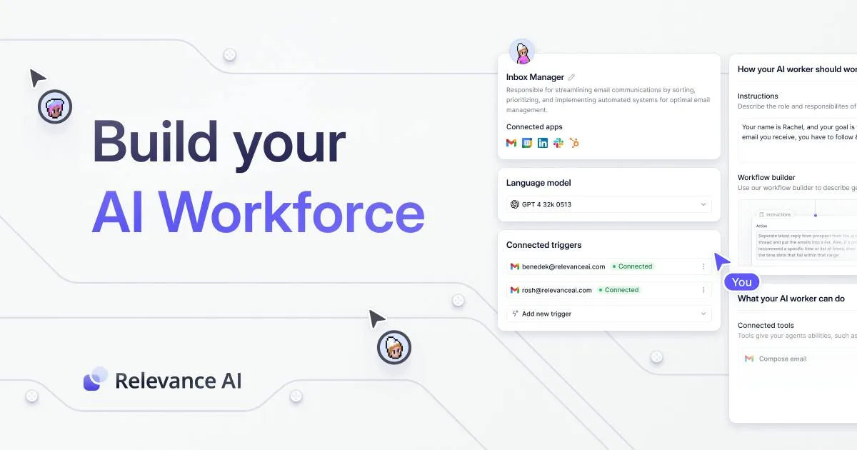 Relevance AI product interface